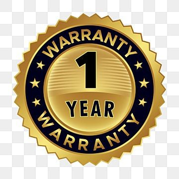 1 Year Warranty